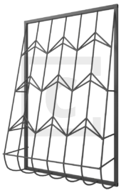 Решётка на окно сварная дутая 2-16