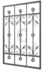 Решётка на окно кованая 7-24