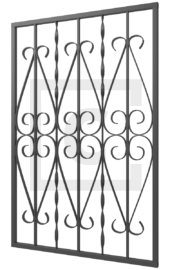 Решётка на окно сварная 3-26